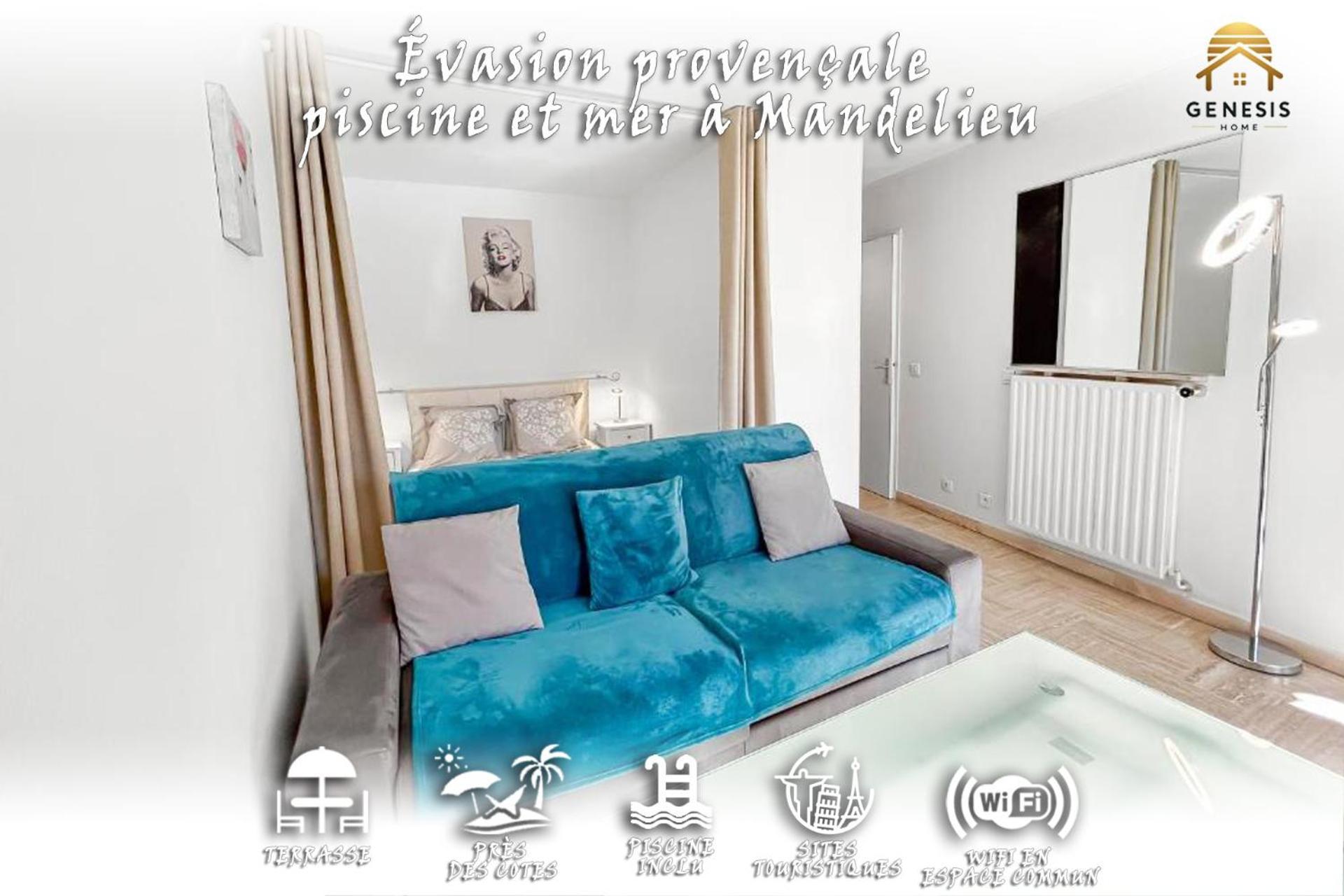 Evasion Provencale - Piscine Et Mer A Mandelieu Zewnętrze zdjęcie
